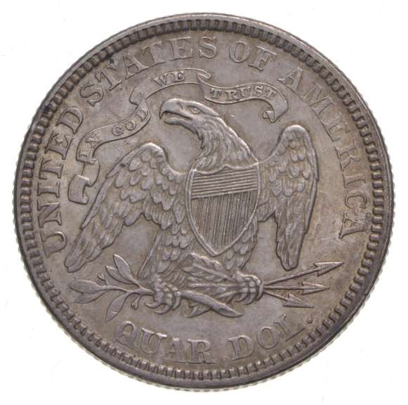 1876 Seated Liberty Quarter