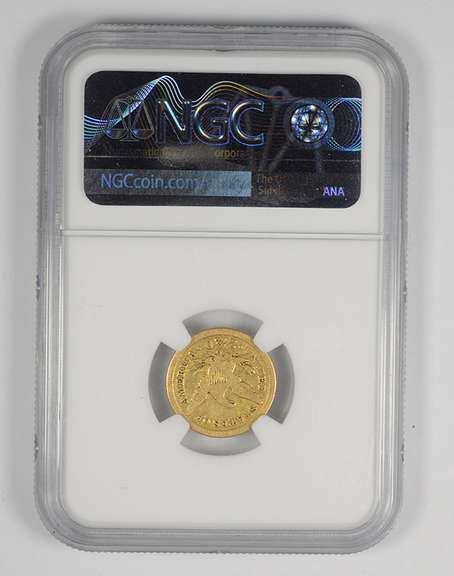 VF30 1840-O $2.50 Liberty Head Gold Quarter Eagle - Graded NGC