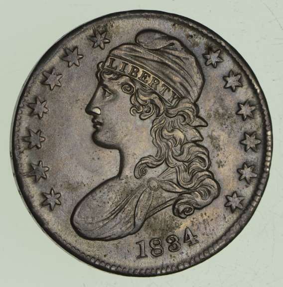 1834 Capped Bust Half Dollar