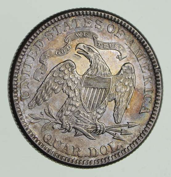 1876 Seated Liberty Quarter
