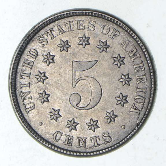 1883 Shield Nickel - Without Rays - Choice
