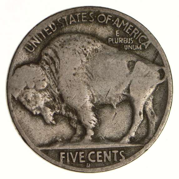 1913-D Buffalo Indian Head Nickel - Circulated