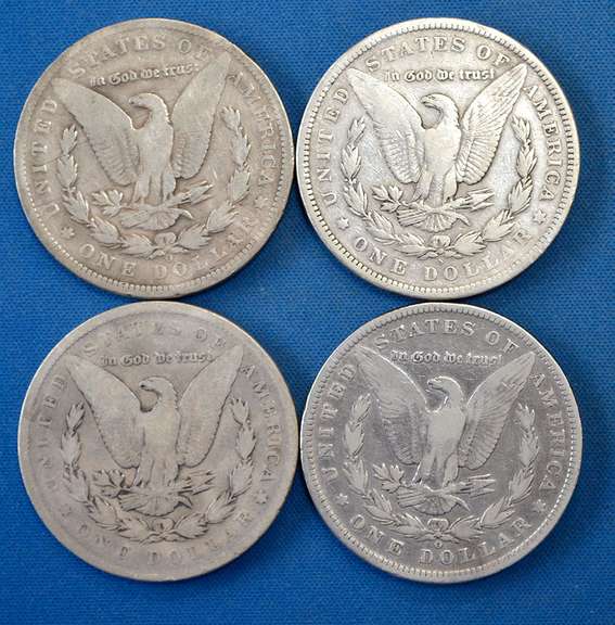 Big Estate Lot of Tough 1890's Date Morgan Dollars