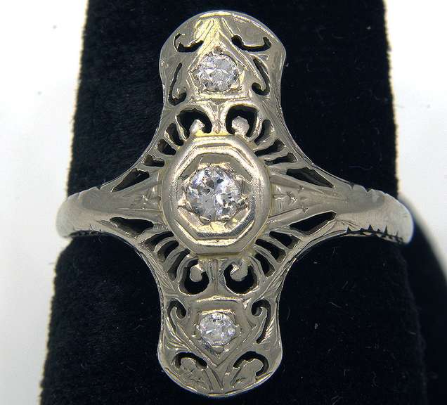 Unique Vintage Diamond Ring