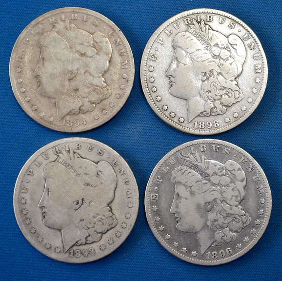 Big Estate Lot of Tough 1890's Date Morgan Dollars
