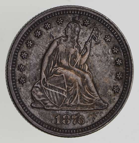 1876 Seated Liberty Quarter - Near Uncirculated