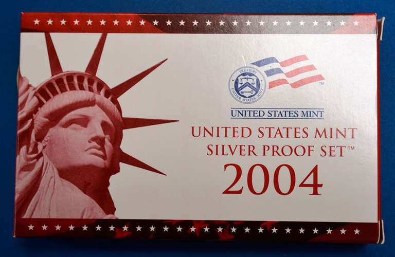 2004 US Silver Proof Set OGP