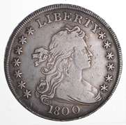 1800 Draped Bust Dollar - Americai - Circulated