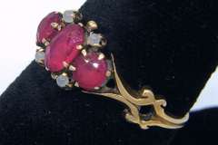 Vintage Pink Tourmaline Ring