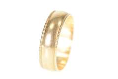 Gold Filled 5.8mm Classic Rounded Simple Wedding Band Ring