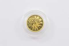 2000 Brazil 20 Reais 500 Years Since Discovery Commem Gold Proof - Box