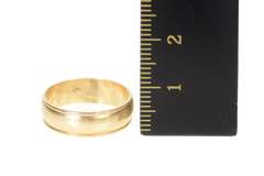 Gold Filled 5.8mm Classic Rounded Simple Wedding Band Ring