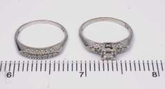 Vintage Diamond Wedding Set