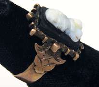 Classic Cameo Ring on Onyx