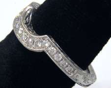 Unique Diamond Band in Platinum