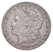 1893-CC Morgan Silver Dollar - Carson City