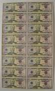 Sheet Of 16 2006 $50 Federal Reserve Notes - Uncut Sheet Of Notes!