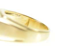 10K Yellow Gold Men's Squared Diamond Classic Wedding Ring