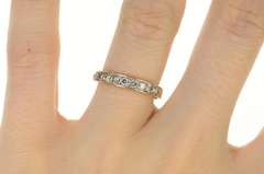 14K Yellow Gold 0.36 Ctw Classic Diamond Wedding Band Ring