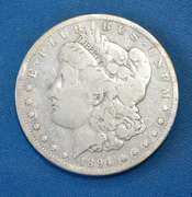 1894-S Morgan Silver Dollar, Circulated