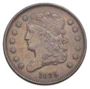 1835 Classic Head Half Cent