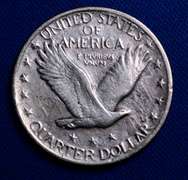Great Date 1921 Standing Liberty Quarter, Circulated