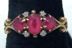 Vintage Pink Tourmaline Ring
