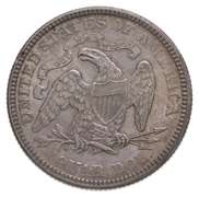 1876 Seated Liberty Quarter