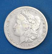 1892-S Morgan Silver Dollar, Circ