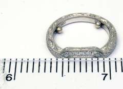 Unique Diamond Band in Platinum