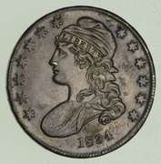 1834 Capped Bust Half Dollar