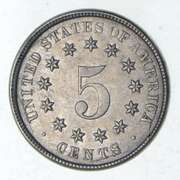 1883 Shield Nickel - Without Rays - Choice