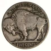 1913-D Buffalo Indian Head Nickel - Circulated