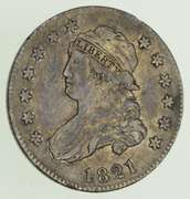 1821 Capped Bust Quarter - Circulated
