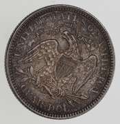 1876 Seated Liberty Quarter - Near Uncirculated