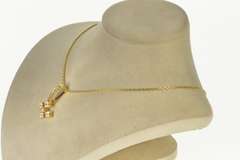 14K Yellow Gold 1.12 Ctw Diamond Cross Ornate Enhancer Pendant