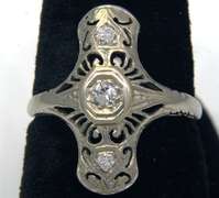 Unique Vintage Diamond Ring