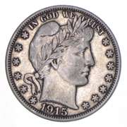 1915-D Barber Half Dollar