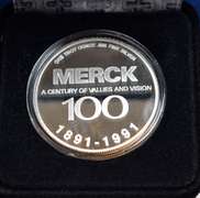 1 oz Silver Merck Corp Anniversary Coin