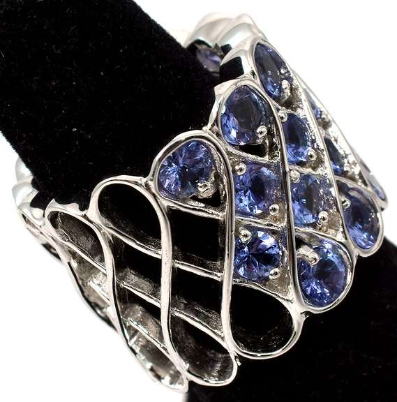 Sterling Silver Tanzanite Ring