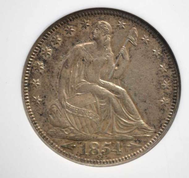 1854 50 C  AU 53 NGC
