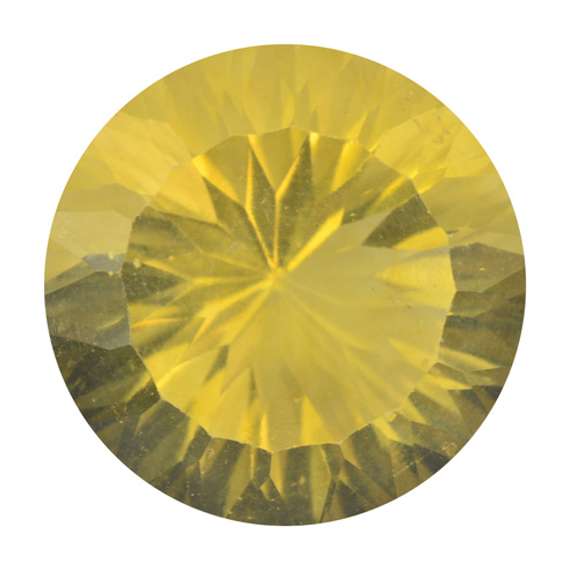 Captivating 10.95ct concave cut golden Fluorite