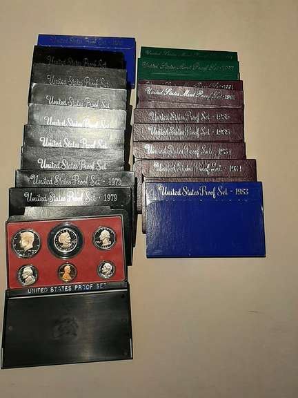Each 1979-84 1991 1997 US Proof Sets