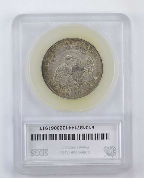 XF45 1834 Capped Bust Half Dollar Small Date Small Letters - SEGS