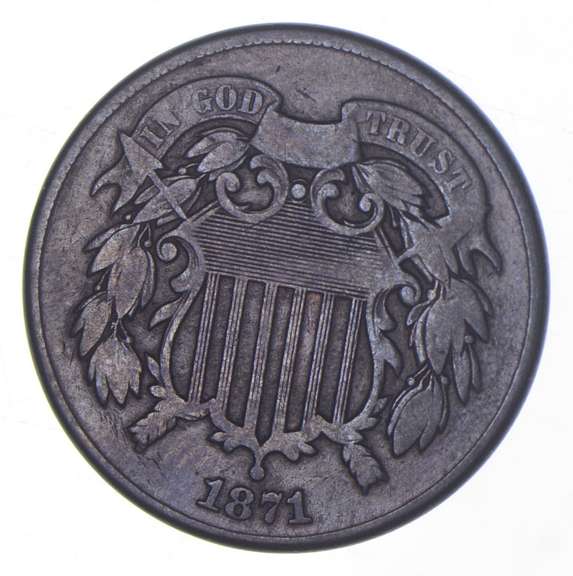 1871 Two-Cent Piece