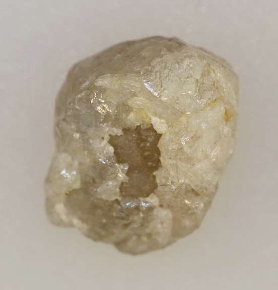 Large 2.63ct uncut silver Diamond