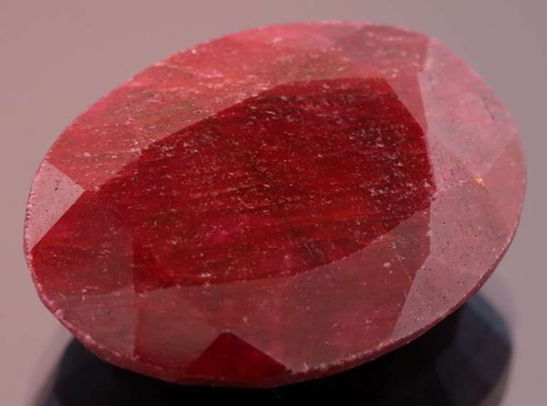 Fiery 80.5ct vibrant red Ruby
