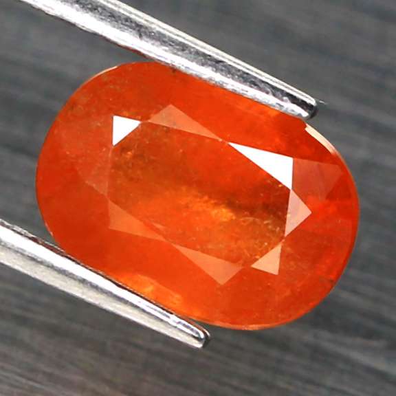 Rich 2.36ct top orange Namibian Garnet