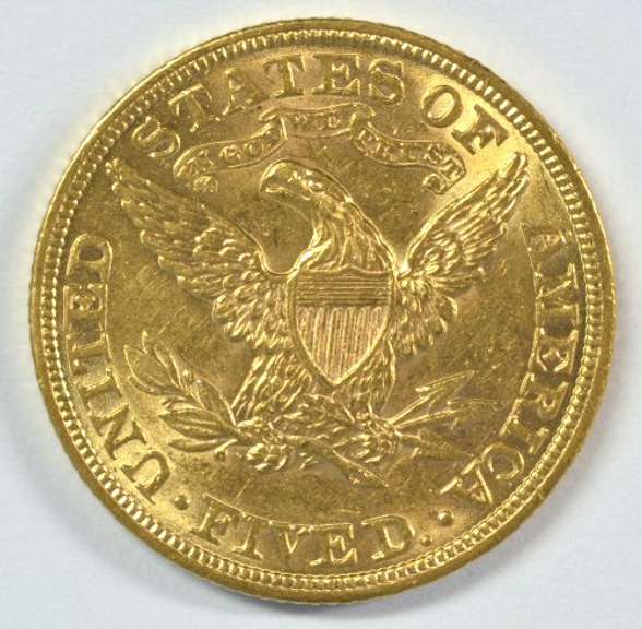 Super Choice BU 1902 US $5 Liberty Gold Piece