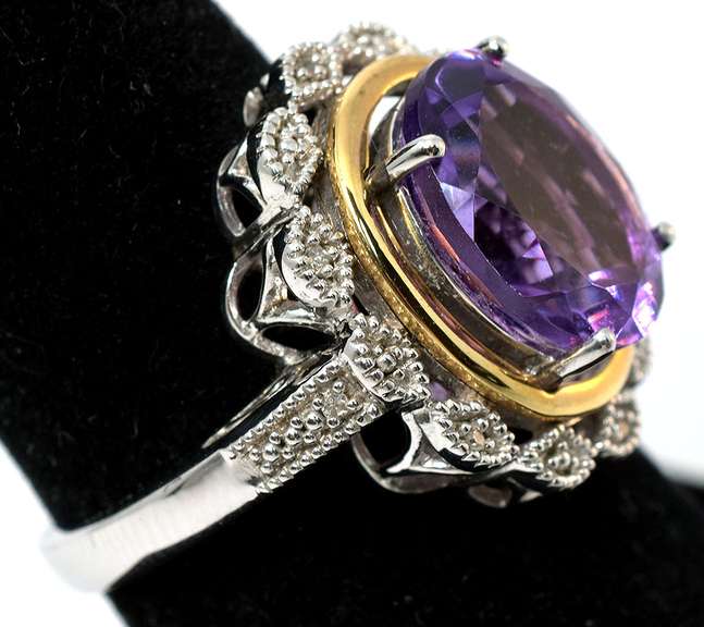 Sterling Silver Amethyst Ring